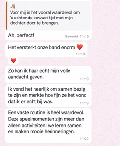 Ervaring van een ouder over meer verbinding met haar kind
