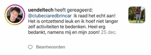 Reactie van een ouder over minder schermtijd